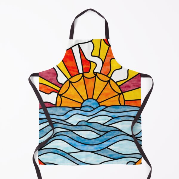 Artikelvorschau, Stained Glass Pattern ocean entworfen und verkauft von Timegraf.