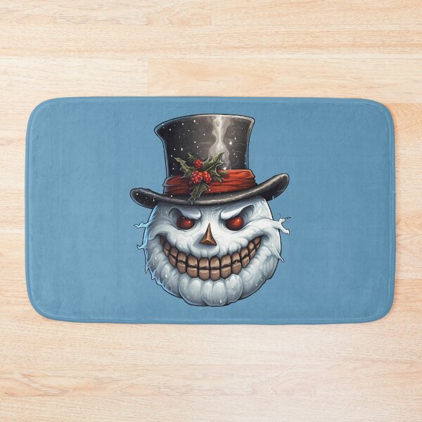 Item preview, Playful Snowman Eccentricity Crazy Portrait with Black Top Hat designed and sold by meganohm.