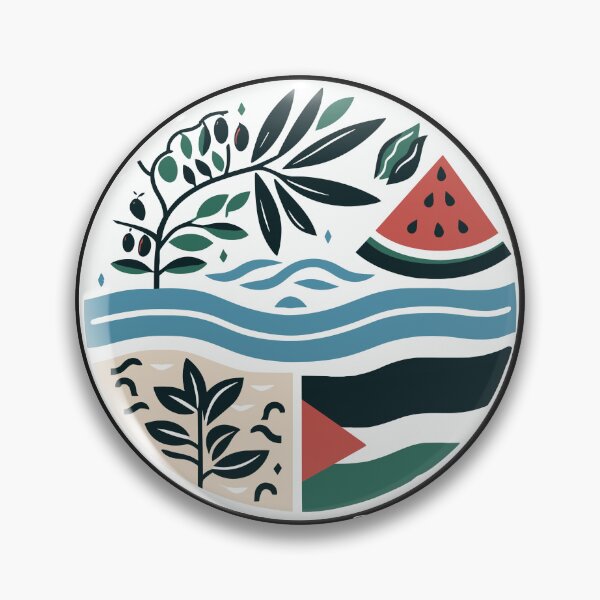 Item preview, Watermelon Olive Tree Stand With Gaza designed and sold by Slice Of Seed.