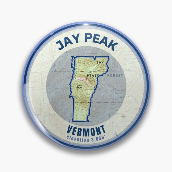 Item preview, Vermont Mountain Map - Jay Peak designed and sold by Willz Designz.