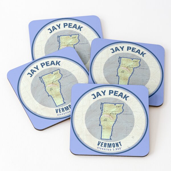 Item preview, Vermont Mountain Map - Jay Peak designed and sold by Willz Designz.