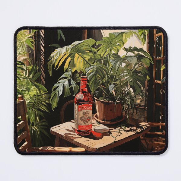 Item preview, monstera and beer designed and sold by hola-zzoi.