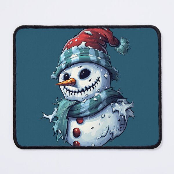 Item preview, Heartwarming Snowman Charm Cute Design with Red Santa Hat designed and sold by meganohm.