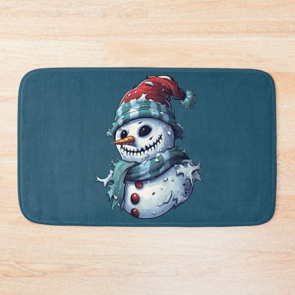 Item preview, Heartwarming Snowman Charm Cute Design with Red Santa Hat designed and sold by meganohm.