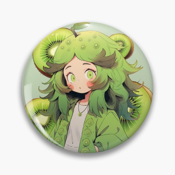 Item preview, Cute Animated Cartoon Character: Kiwi Girl designed and sold by CareToCanvas.