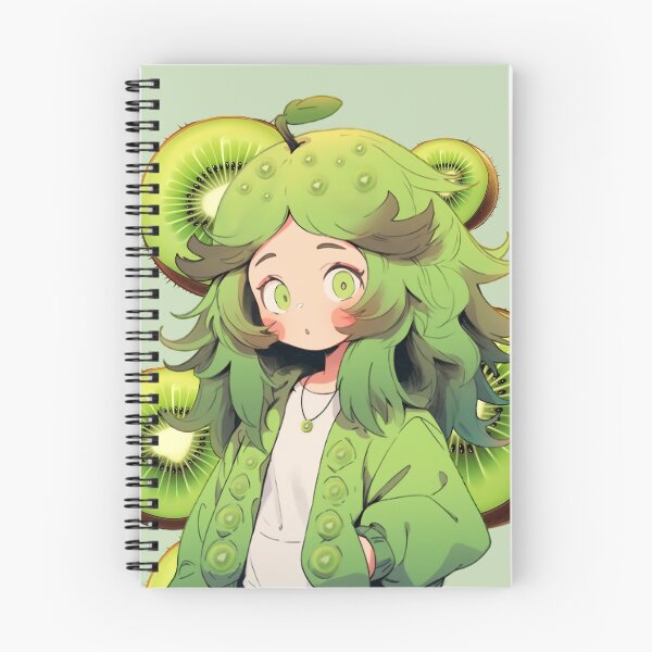 Item preview, Cute Animated Cartoon Character: Kiwi Girl designed and sold by CareToCanvas.