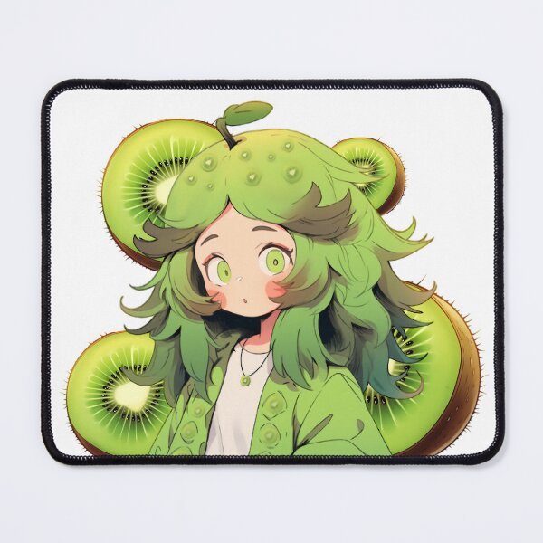 Item preview, Cute Animated Cartoon Character: Kiwi Girl designed and sold by CareToCanvas.