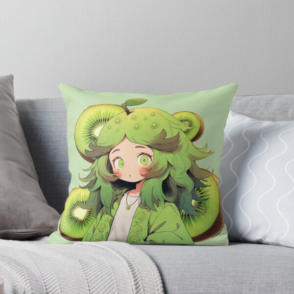 Item preview, Cute Animated Cartoon Character: Kiwi Girl designed and sold by CareToCanvas.