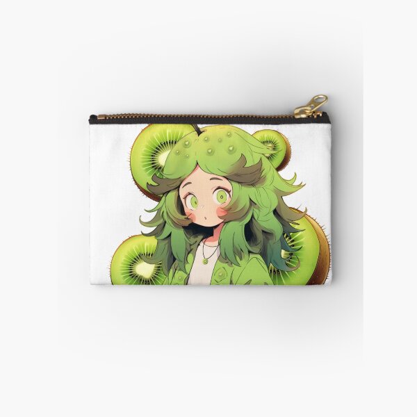 Item preview, Cute Animated Cartoon Character: Kiwi Girl designed and sold by CareToCanvas.