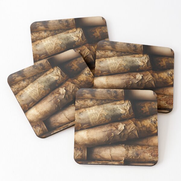 Item preview, Weathered Parchment Scrolls: A Whisper of Renaissance Realism designed and sold by polonuim210.