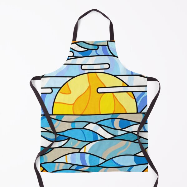Artikelvorschau, Stained Glass Pattern ocean entworfen und verkauft von Timegraf.