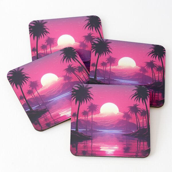 Item preview, Noir Neon Nostalgia: Synthwave Sunset Whispers designed and sold by Mullet Monkey.