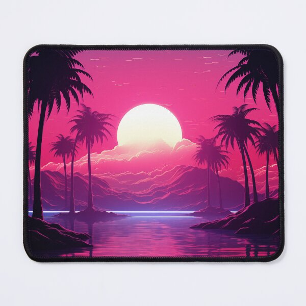 Item preview, Noir Neon Nostalgia: Synthwave Sunset Whispers designed and sold by Mullet Monkey.