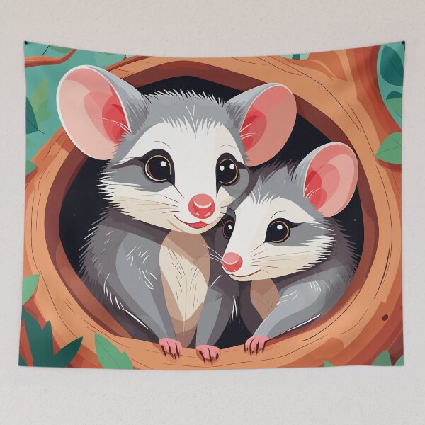Item preview, Possums Artwork designed and sold by WildlifeInc.
