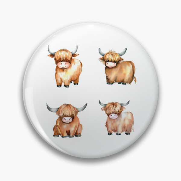 Item preview, Cute Scottish Highland Cows designed and sold by TheAnimalZ00.