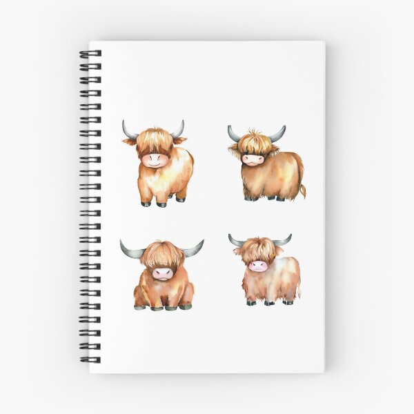 Item preview, Cute Scottish Highland Cows designed and sold by TheAnimalZ00.