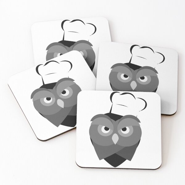 Item preview, black chef owl designed and sold by Meguilu.