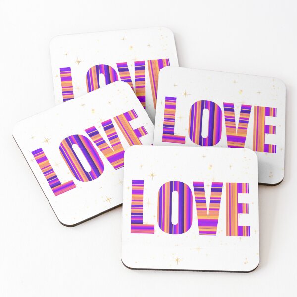 Item preview, The word love with stars designed and sold by studio468.