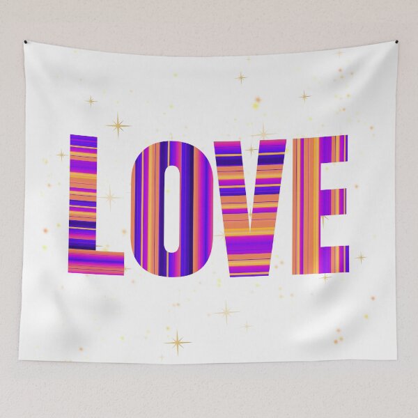 Item preview, The word love with stars designed and sold by studio468.