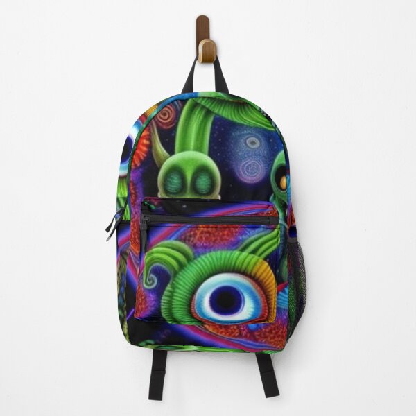 Item preview, Trippy Psychedelic Alien Art designed and sold by TheDarkWardrobe.