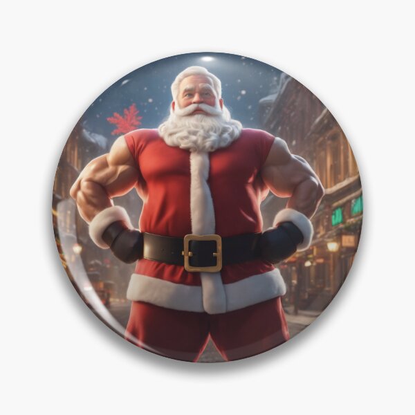 Item preview, Strong Santa Claus with Muscles designed and sold by DesignsByElias.