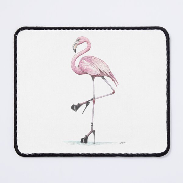 Item preview, flamingo in stilettos designed and sold by JimsBirds.