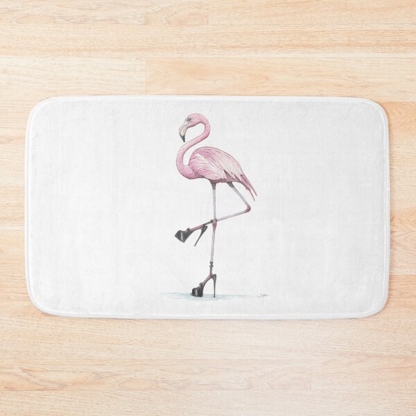 Item preview, flamingo in stilettos designed and sold by JimsBirds.