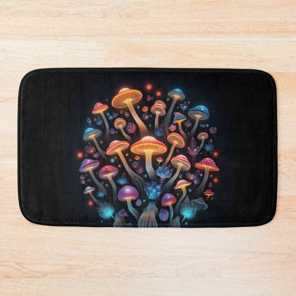 Item preview, Psychedelic glowing mushrooms #19 designed and sold by Christolamber.