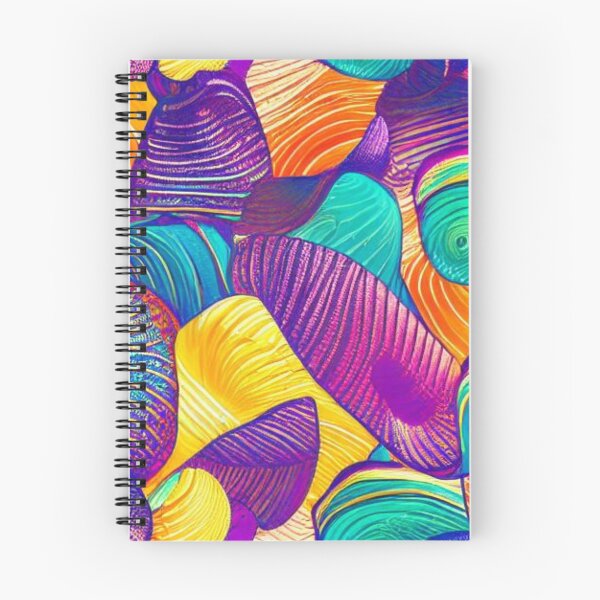 Item preview, Colorful Abstract Sea Shell Pattern designed and sold by calibrit.