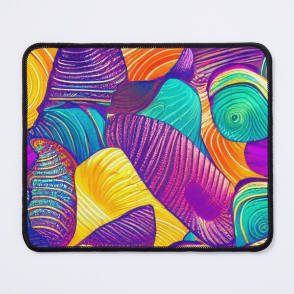 Item preview, Colorful Abstract Sea Shell Pattern designed and sold by calibrit.