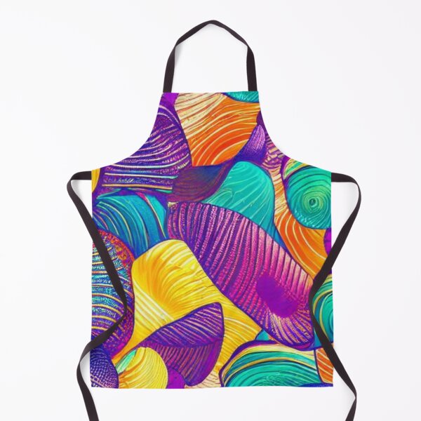 Item preview, Colorful Abstract Sea Shell Pattern designed and sold by calibrit.
