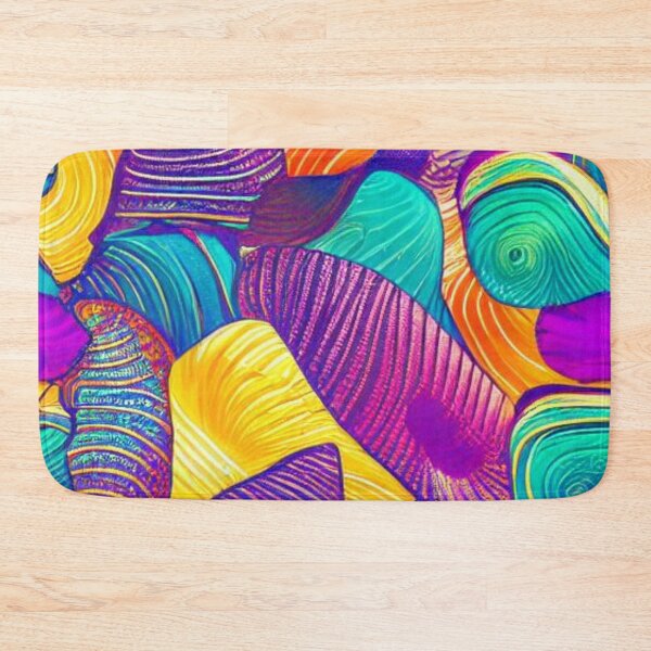 Item preview, Colorful Abstract Sea Shell Pattern designed and sold by calibrit.