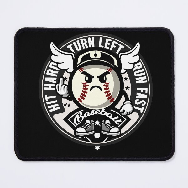 Item preview, Baseball Ball: Hit Hard Run Fast Turn Left designed and sold by akaajoficial.