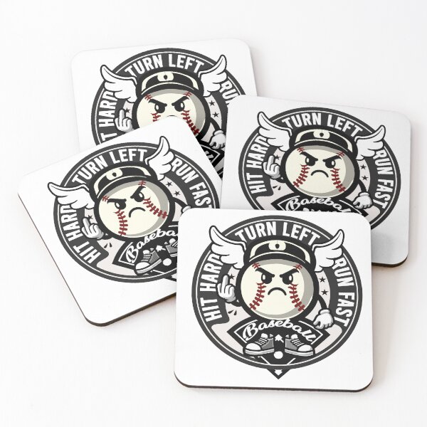 Item preview, Baseball Ball: Hit Hard Run Fast Turn Left designed and sold by akaajoficial.