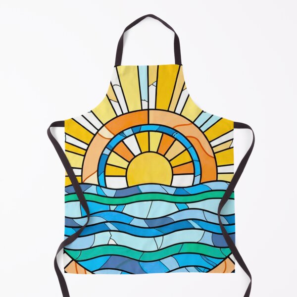 Artikelvorschau, Stained Glass Pattern ocean entworfen und verkauft von Timegraf.