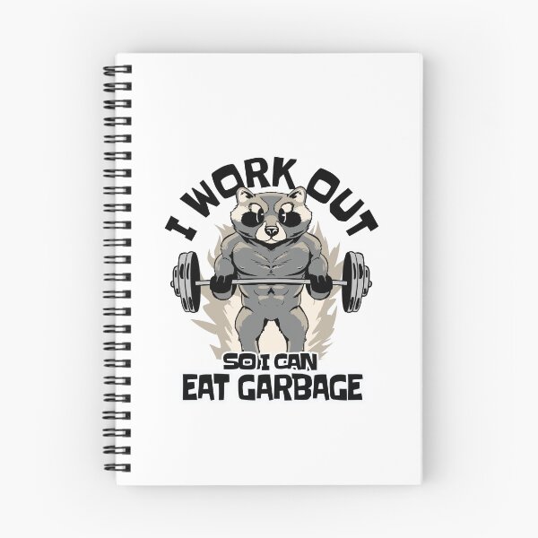Item preview, I work out so i can eat garbage funny workout  designed and sold by GulQari.
