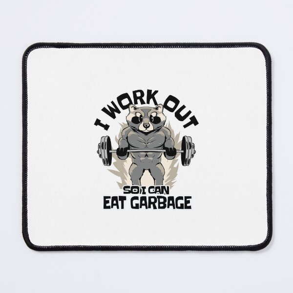 Item preview, I work out so i can eat garbage funny workout designed and sold by GulQari.