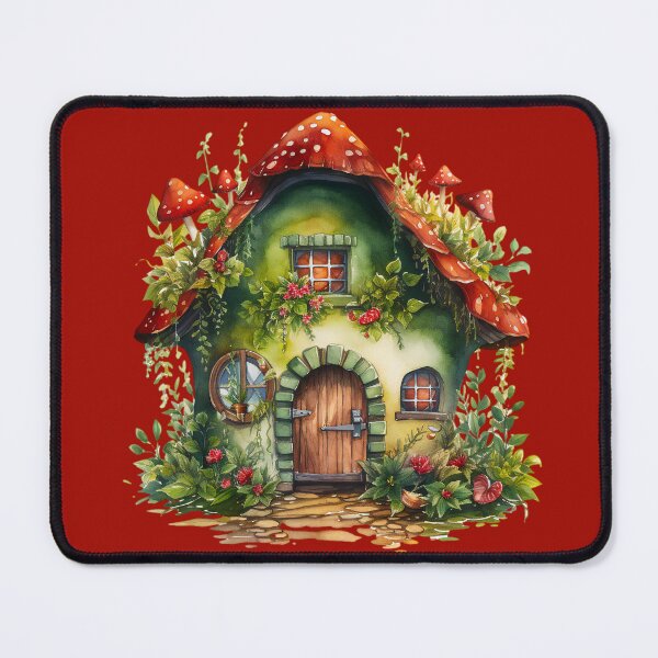Item preview, Mushroom Top Fairy House  designed and sold by FlutterbyFairy.