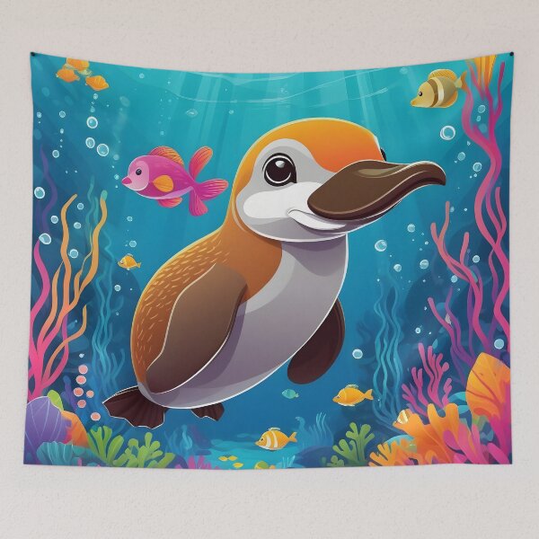 Item preview, Platypus Artwork designed and sold by WildlifeInc.