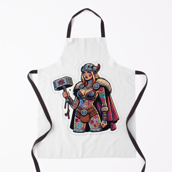 Item preview, Barbarian with War Hammer designed and sold by PinUpPizzazz.