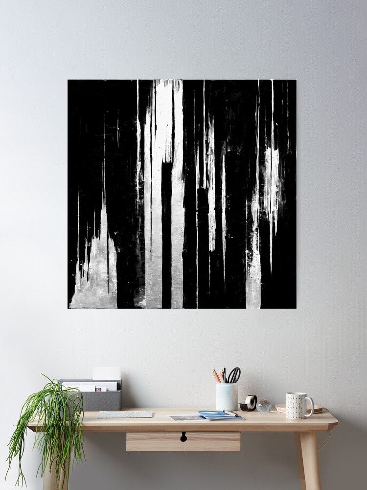 Black and White abstract #11 Poster