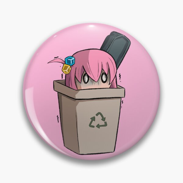 Item preview, Bocchi the Rock! in the trash designed and sold by DaniCaraya.