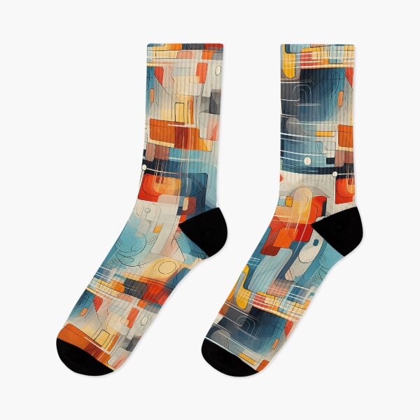 Item preview, Spectral Cubist Climate: Geometric Zones in Unpredictable Aura designed and sold by polonuim210.