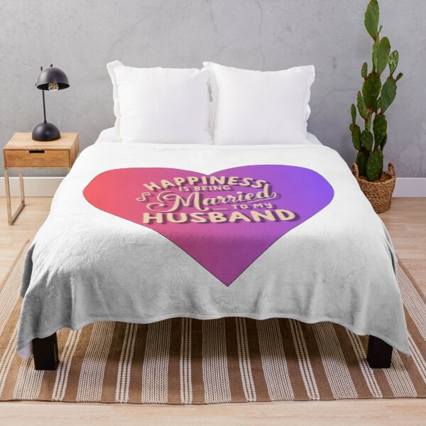 Item preview, Happiness Is Being Married To My Husband Big Heart designed and sold by TugForkFinds.