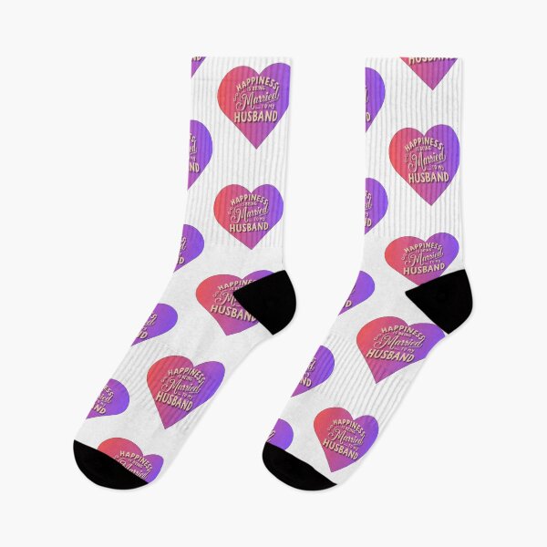 Item preview, Happiness Is Being Married To My Husband Big Heart designed and sold by TugForkFinds.
