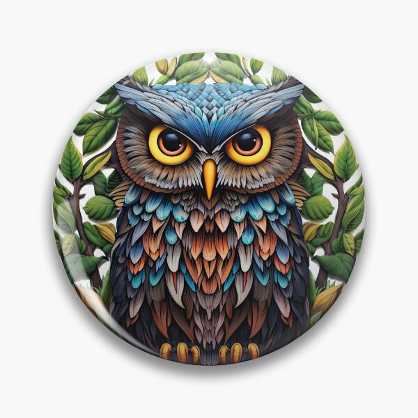 Item preview, Green leaf Owl designed and sold by TheOosh.