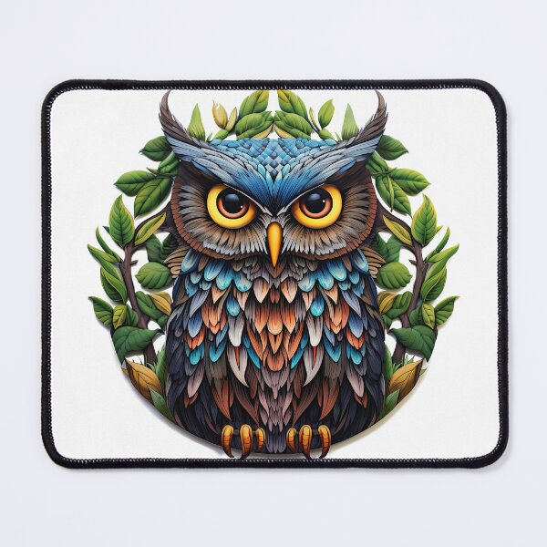 Item preview, Green leaf Owl designed and sold by TheOosh.