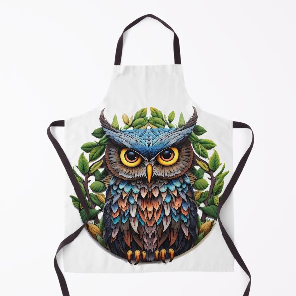 Item preview, Green leaf Owl designed and sold by TheOosh.
