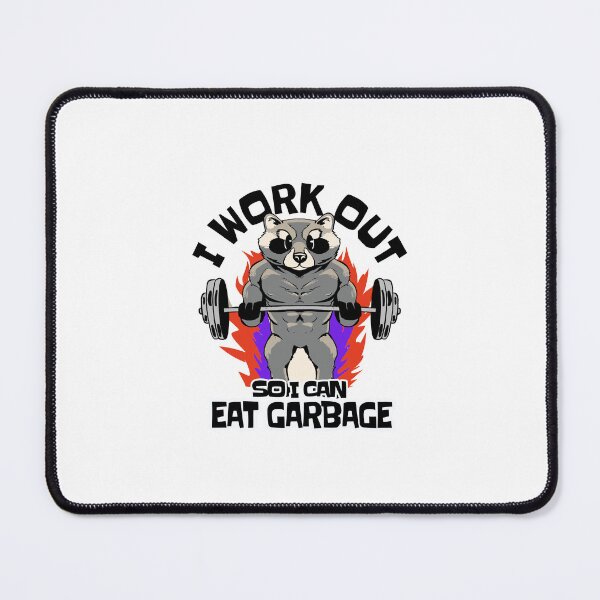 Item preview,  I work out so i can eat garbage funny workout  designed and sold by GulQari.