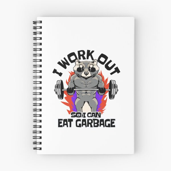 Item preview,  I work out so i can eat garbage funny workout  designed and sold by GulQari.